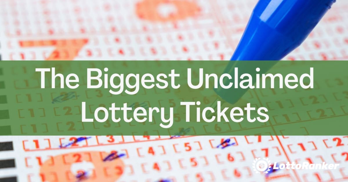 Največje neunovčene loterijske vstopnice