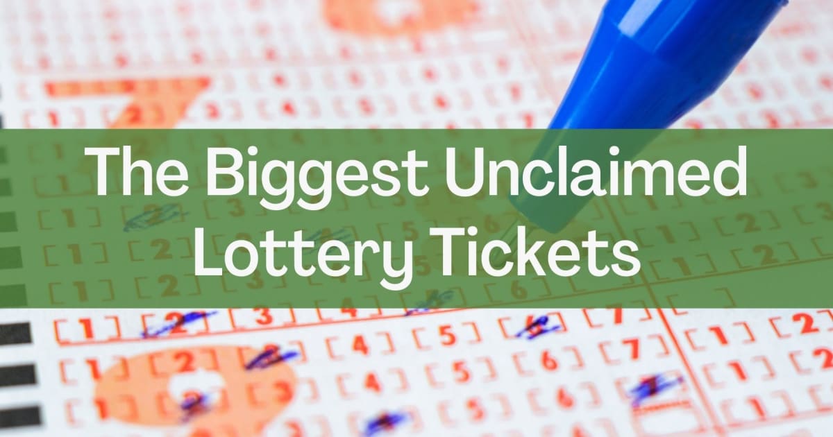 Največje neunovčene loterijske vstopnice